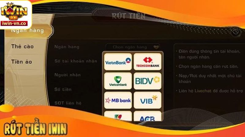 Điều kiện khi thực hiện rút tiền Iwin an toàn, hiệu quả